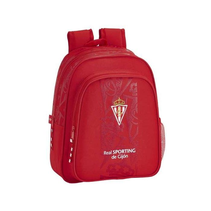 Cartera Escolar Safta Sporting De Gijon Mochila Infantil Adaptable A Carro 270x330x100 mm Cartera Escolar Safta Sporting De Gijon Mochila Infantil Adaptable A Carro 270x330x100 mm