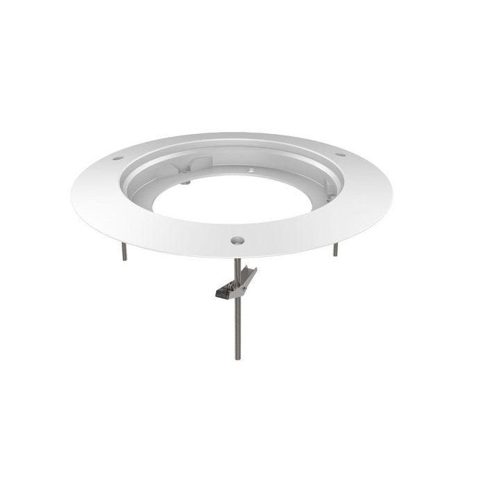 Hikvision Soporte Techo Empotrado para Cámara Domo, Aleación de Aluminio y Acero, Blanco