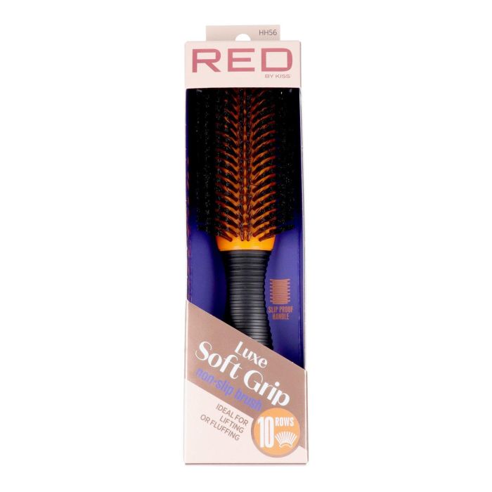 Red Kiss Luxe Soft Grip Brush - Ideal para levantar o hierrar