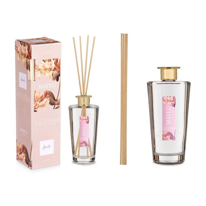 Mikado 500 ml con varilla, fragancia lima pura y azahar, vidrio y madera, 9x35.5x9 cm - Acorde (6 Unidades) Mikado 500 ml con varilla, fragancia lima pura y azahar, vidrio y madera, 9x35.5x9 cm - Acorde (6 Unidades)