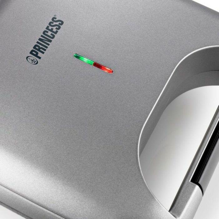 Sandwichera Grill Princess 01.127003.01.001 Negro Plateado 750 W 2