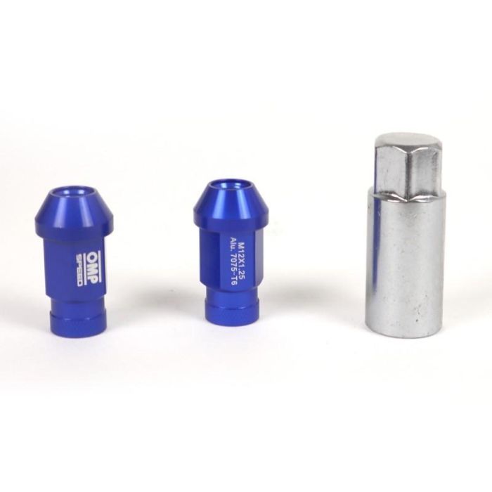 Omp Speed Juego De 20 Tuercas De Aluminio M14x1.25 Llave De 19 Largo 40 mm Color Azul De Aluminio 7075 OMPS09941407 3 Omp Speed Juego De 20 Tuercas De Aluminio M14x1.25 Llave De 19 Largo 40 mm Color Azul De Aluminio 7075 OMPS09941407 3