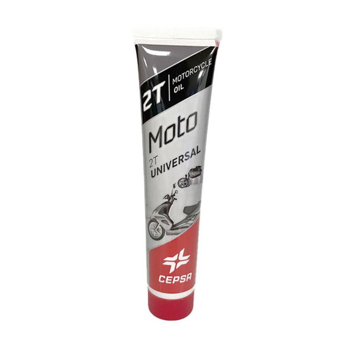 Lubricante moto 2t universal tubo 125 ml. cepsa