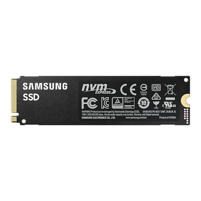 Samsung 2TB, M.2, NVMe, PCIe Gen 4.0 x4, V-NAND 3-bit MLC, TRIM, S.M.A.R.T, AES 256-bit, 80.15 x 22.15 x 2.38 mm 1 Samsung 2TB, M.2, NVMe, PCIe Gen 4.0 x4, V-NAND 3-bit MLC, TRIM, S.M.A.R.T, AES 256-bit, 80.15 x 22.15 x 2.38 mm 1