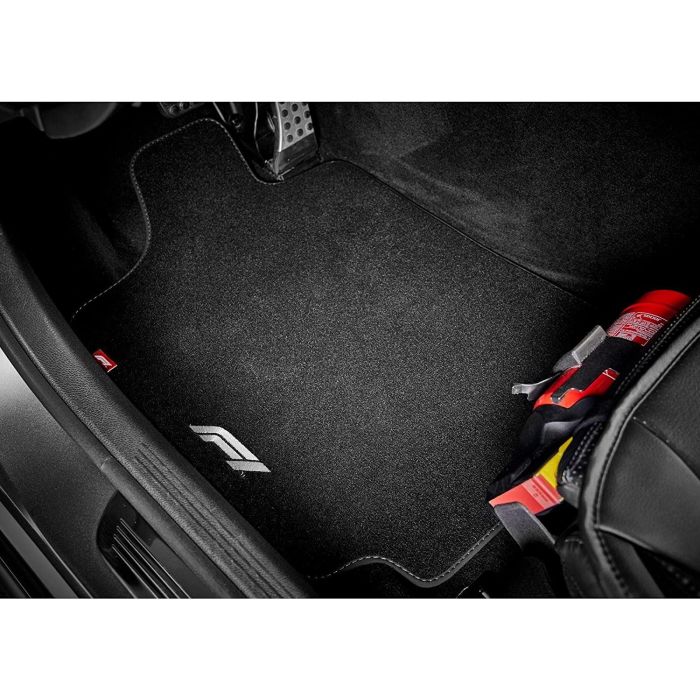 Alfombra De Coche Cm580 4Tlg Negro-Blanco F110861 5 Alfombra De Coche Cm580 4Tlg Negro-Blanco F110861 5