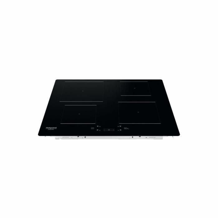 Hotpoint HQ5660SNE Placa de inducción de 60 cm, 4 fuegos, 7200W, 4 boosters (1 de 3kW), 9 niveles, temporizador, vidrio negro 4