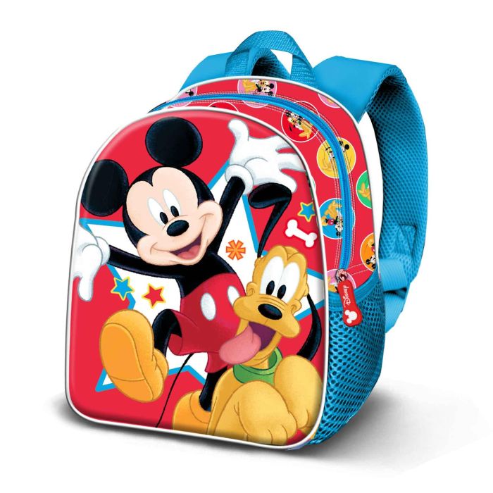 Mochila 3D Elite Star Disney Mickey Mouse Multicolor