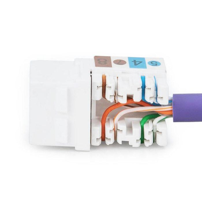 Digitus CAT 6 Keystone Jack, unshielded RJ45 to LSA, color black 2 Digitus CAT 6 Keystone Jack, unshielded RJ45 to LSA, color black 2