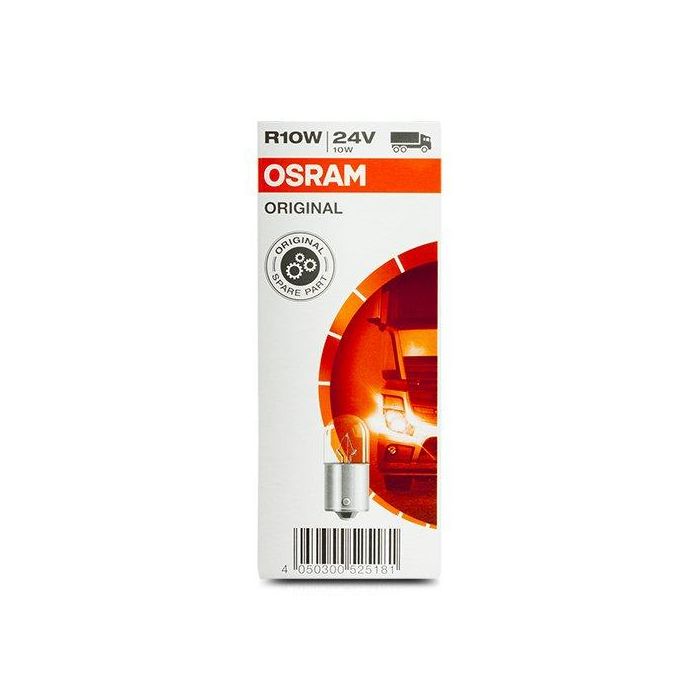 Osram 5637 Bombilla Halógena BA15S 24V 10W R10W | Pack 10 Unidades 1