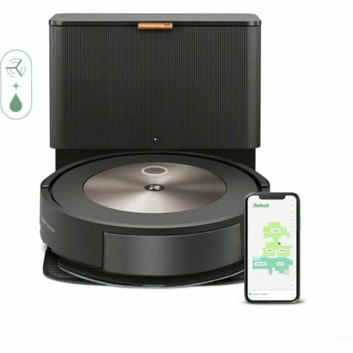 Aspiradora robot - IROBOT J557640 J5+ Roomba Combo - 360 ml - Espresso 7 Aspiradora robot - IROBOT J557640 J5+ Roomba Combo - 360 ml - Espresso 7