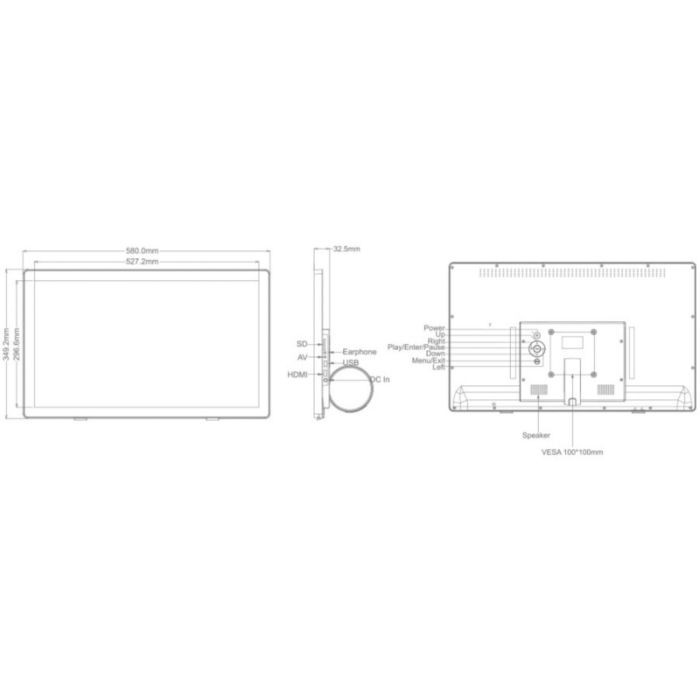 Braun DigiFrame 240 Business Line 24.0 pulgadas 1 Braun DigiFrame 240 Business Line 24.0 pulgadas 1
