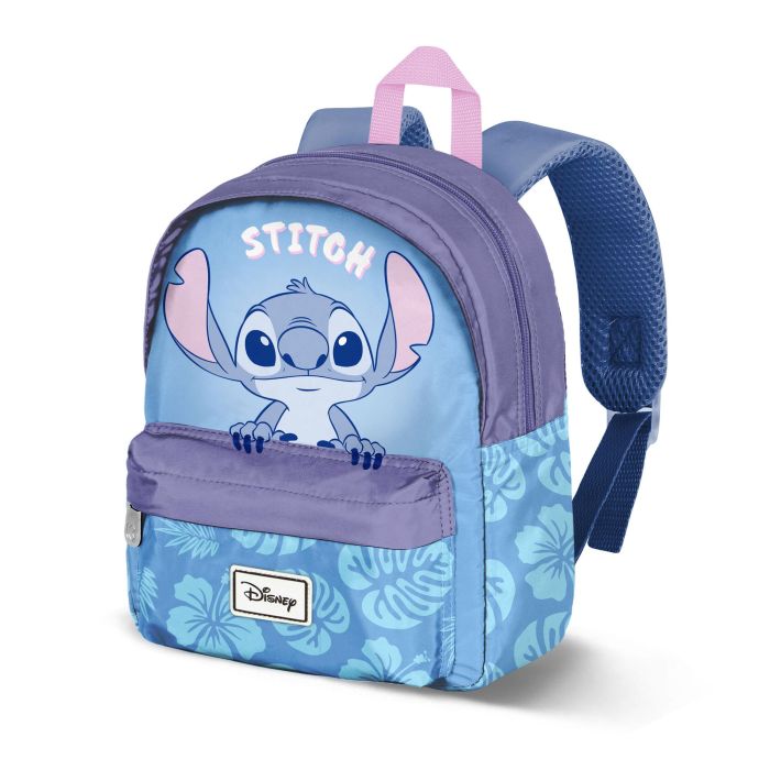 Mochila Preescolar Joy Cold Disney Lilo y Stitch Azul