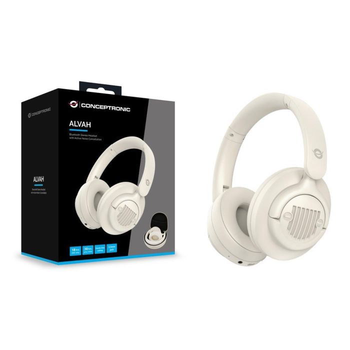 Auriculares Conceptronic Alvah02C Inalambrico Crema 3 Auriculares Conceptronic Alvah02C Inalambrico Crema 3