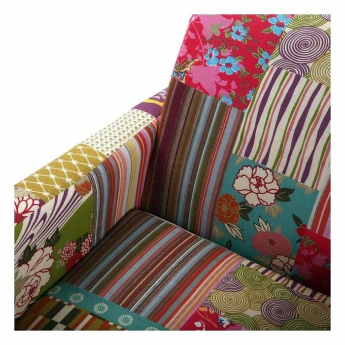 Sillón Versa Patchwork Algodón (77 x 71 x 65 cm) 1