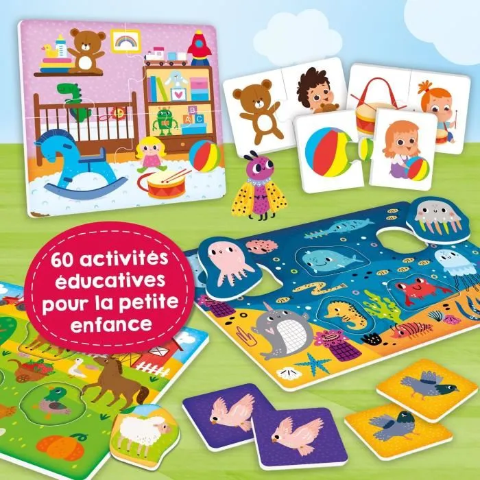 Lisciani Giochi LIS8008324104925 Colección de Juegos Educativos para Niños Pequeños Sesenta Actividades para el Desarrollo 2