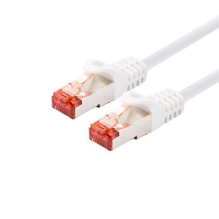 LOGON PROFESSIONAL Cable Patch Cat6 F/UTP RJ45 Apantallado 0.3m Blanco