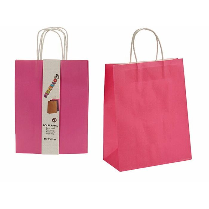 Set de Bolsas Pincello 1703692 Rosa 11 x 36 x 21 cm Papel (12 Unidades) 1