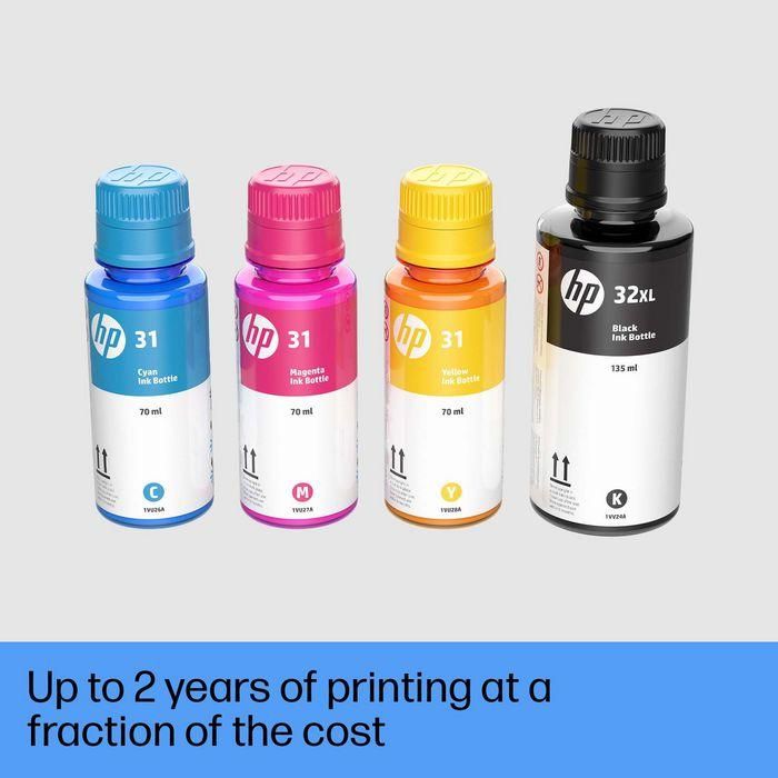 HP Smart Tank 5105 Impresora Multifunción Inyección Tinta Color A4 con Wi-Fi, Escáner y Copiadora, Sistema de Tinta Recargable