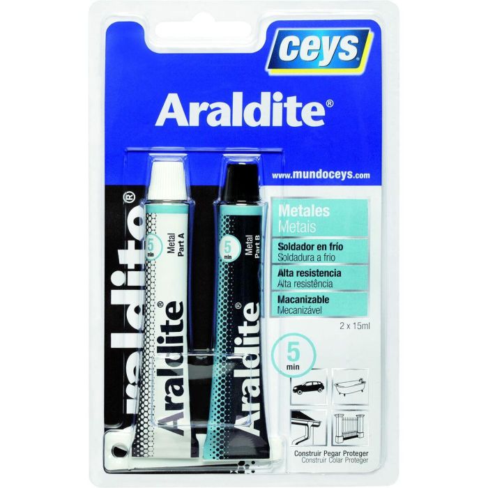 CEYS Soldadura En Frio Araldite Metal 15+15Ml 510351