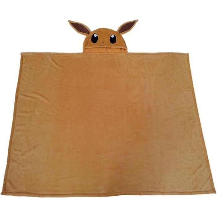 Pokemon POK3700891709989 - Manta polar con capucha 3D de Eevee - 120 x 150 cm 2 Pokemon POK3700891709989 - Manta polar con capucha 3D de Eevee - 120 x 150 cm 2