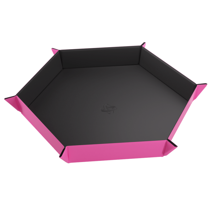 Magnetic Dice Tray Hexagonal Black/Pink