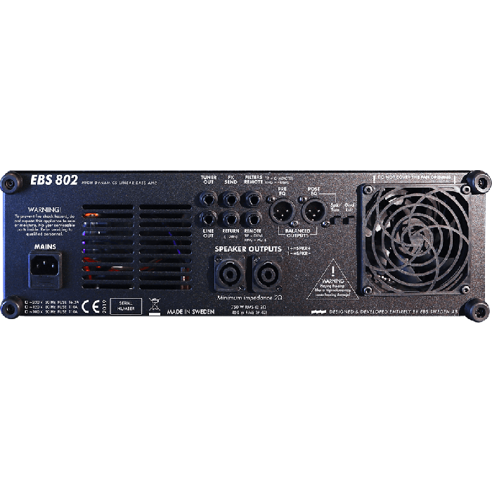 Amplificador Bajo Cabezal 802 - 750W 1 Amplificador Bajo Cabezal 802 - 750W 1