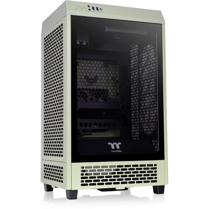 Thermaltake Tower 200 Mini Torre PC Verde con Soporte para Discos Duros 2.5/3.5 pulgadas y Ventiladores 120/140 mm 0 Thermaltake Tower 200 Mini Torre PC Verde con Soporte para Discos Duros 2.5/3.5 pulgadas y Ventiladores 120/140 mm 0