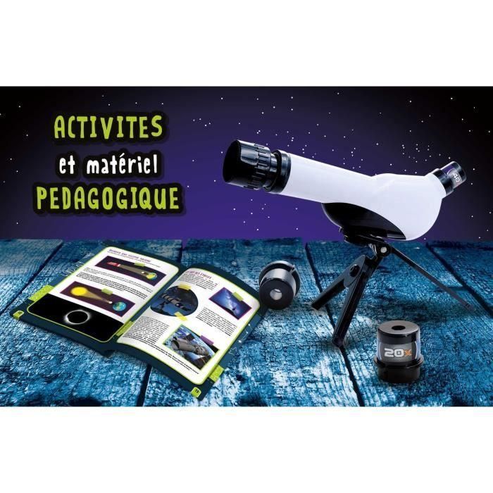 Lisciani Giochi LIS8008324110858 Telescopio Científico SOY UN GENIO con Trípode para Observación de la Naturaleza 3