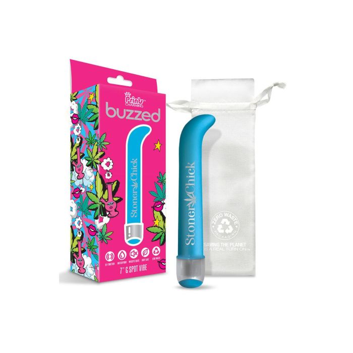Vibrador Punto G NS Novelties Prints Charming Azul 4 Vibrador Punto G NS Novelties Prints Charming Azul 4