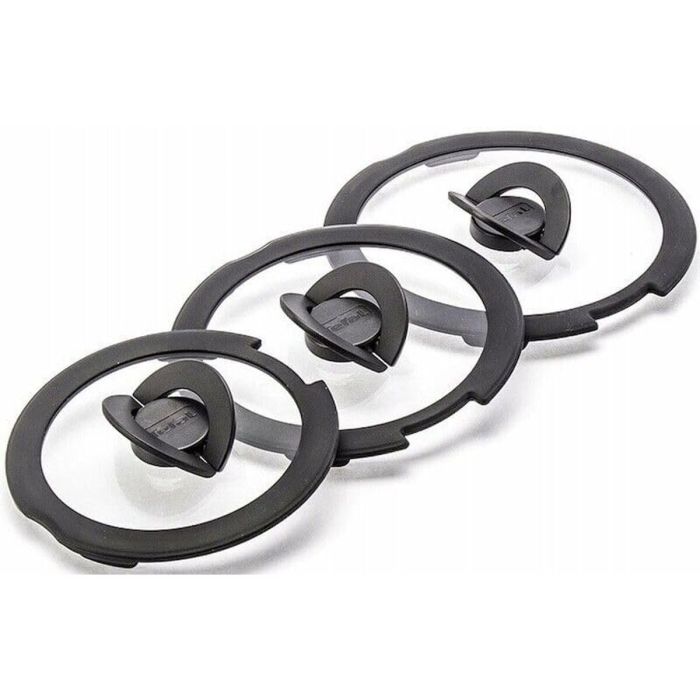 Batería de Cocina Tefal L897SB74 Negro Rojo Acero 11 Piezas 2 Batería de Cocina Tefal L897SB74 Negro Rojo Acero 11 Piezas 2