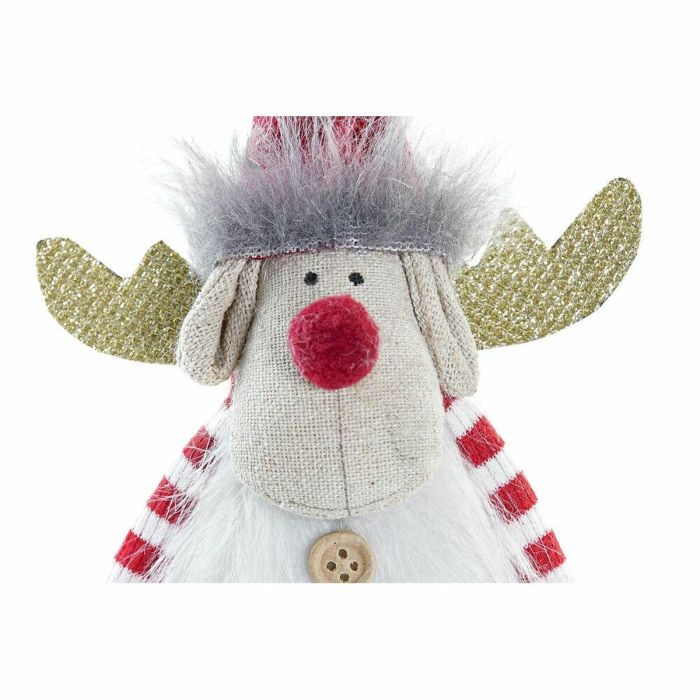 Figura Navidad Alpina DKD Home Decor Gris Blanco 14 x 19 x 8 cm (2 Unidades) 2 Figura Navidad Alpina DKD Home Decor Gris Blanco 14 x 19 x 8 cm (2 Unidades) 2
