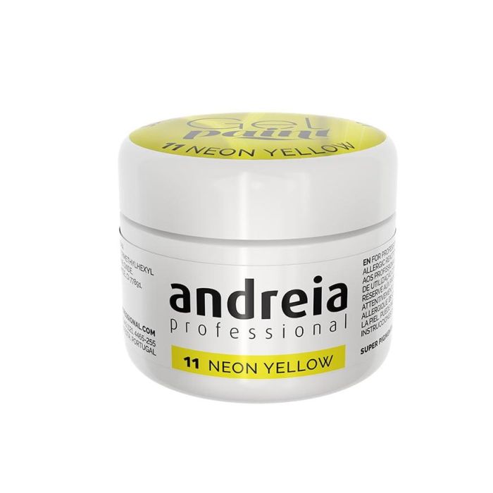 Andreia Gel Paint para uñas Amarillo Neon 10.4 ml