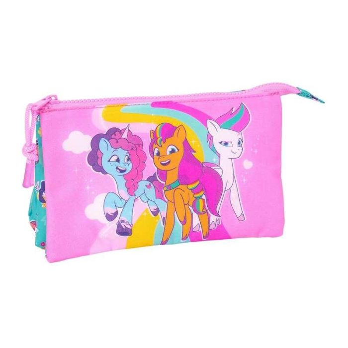 Bolso Escolar Portatodo Safta Triple My Little Pony Magic 120x220x30 mm Bolso Escolar Portatodo Safta Triple My Little Pony Magic 120x220x30 mm