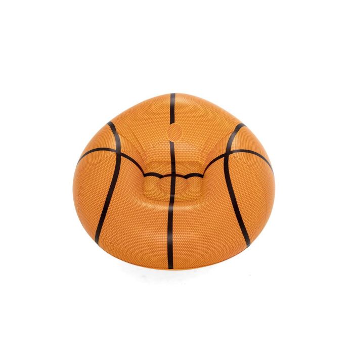 Bestway Sillon Hinchable Gigante Baloncesto 114x112x66 cm +6 Años Interior y Jardin 75103 4