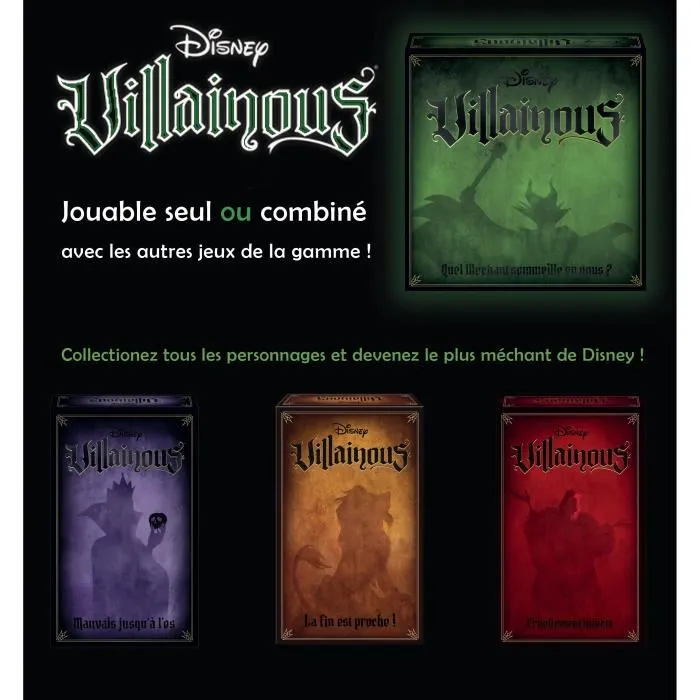 Ravensburger Villainous Juego de Mesa para Despertar el Mal y ser un Villano Disney a Partir de 10 Años 5 Ravensburger Villainous Juego de Mesa para Despertar el Mal y ser un Villano Disney a Partir de 10 Años 5
