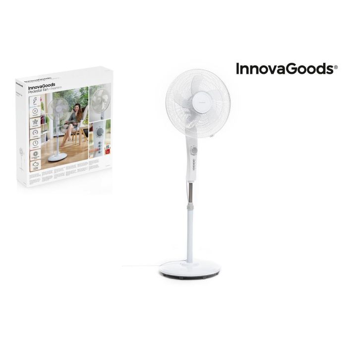 Ventilador de Pie InnovaGoods Freshinn Blanco 45 W Ventilador de Pie InnovaGoods Freshinn Blanco 45 W