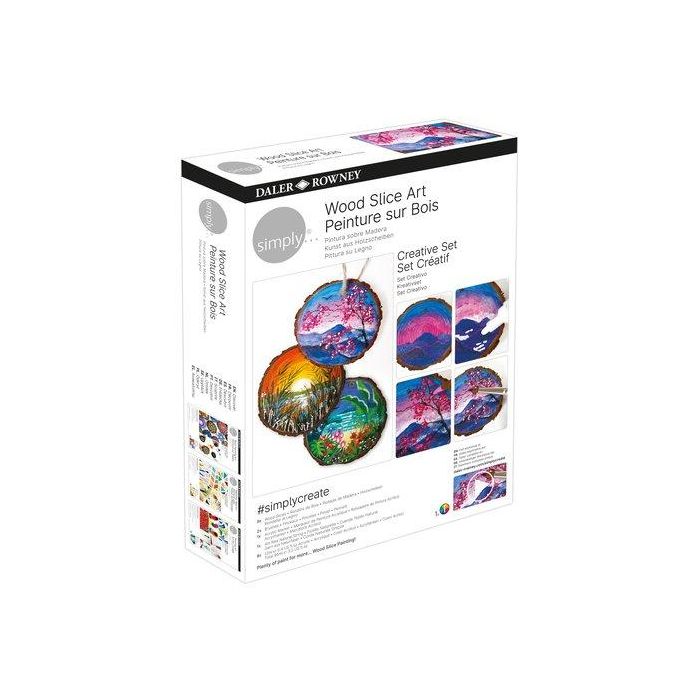 Daler Rowney Set de Pintura Simply Creativo para Madera
