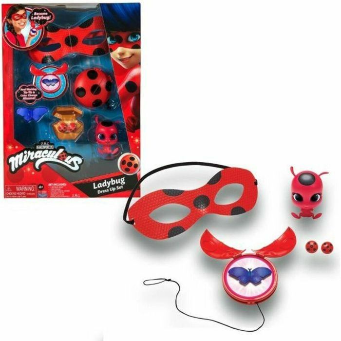 BANDAI Miraculous Ladybug - Conjunto de disfraz de transformación de Ladybug