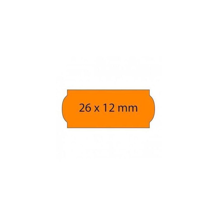 Swing Etiquetas Adhesivas Removibles Open para Precios 26x12 mm Naranja Flúor, Rollo 1500 unidades (36 paquetes) (36 Unidades)