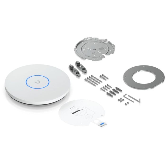 Ubiquiti U7-PRO-XGS Punto de Acceso WiFi-7 Tri-Banda (2.4/5/6 GHz) 8600 Mbps para Techo/Pared PoE++ (UniFi) 6