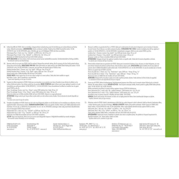 Sonax SX02423000 Pulimento Profesional Especial Ex 04-06 1 Litro, Pulido de Alto Brillo sin Silicona para Pulidoras Excéntricas 1