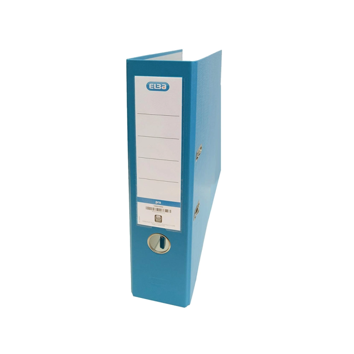 Elba Archivador de palanca Rado Top, cartón forrado PVC, tamaño Folio, lomo 80 mm, color turquesa 1