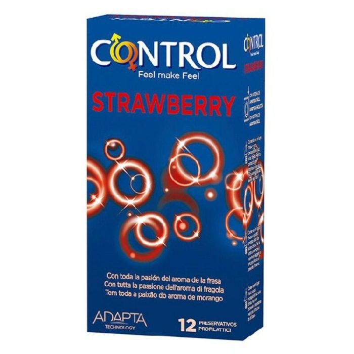 Preservativos Control 43224 Fresa (12 uds) 1 Preservativos Control 43224 Fresa (12 uds) 1