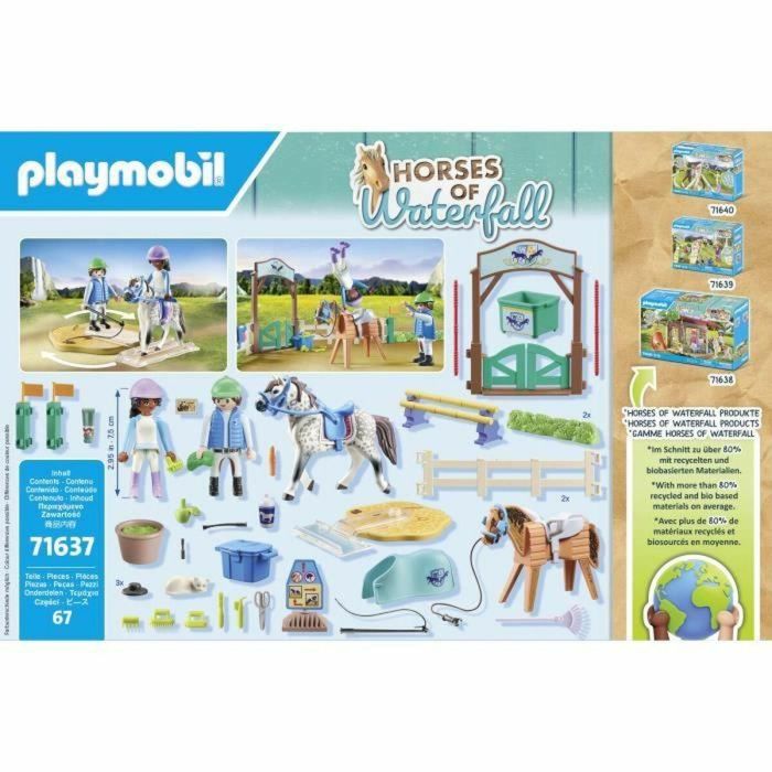 Playmobil Escuela Moderna de Equitación con Figuras, Caballo y Accesorios - Materiales Sostenibles 4 Playmobil Escuela Moderna de Equitación con Figuras, Caballo y Accesorios - Materiales Sostenibles 4