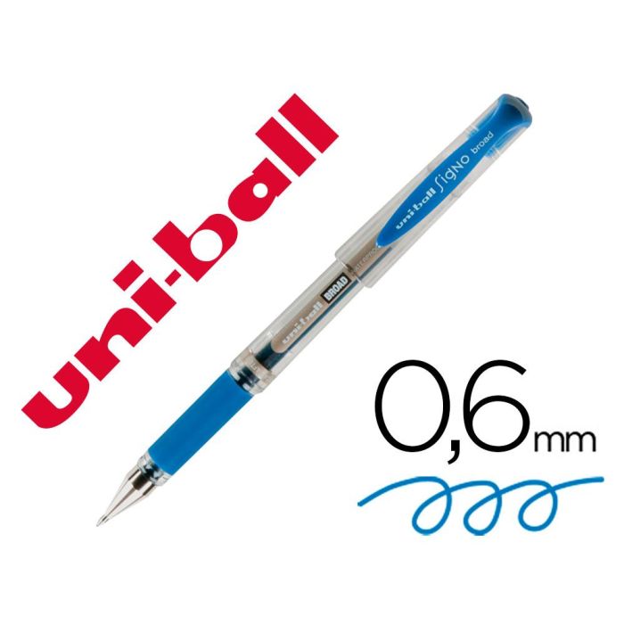 Uniball Rollerball Signo Broad Um-153 1.0 mm Azul Caja 12 Ud