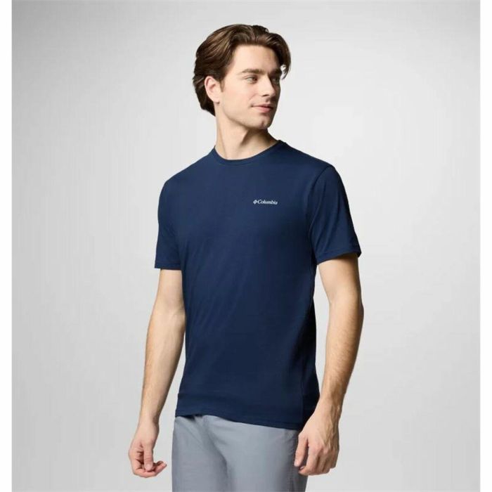 Camiseta de Manga Corta Hombre Columbia North Cascades™ Sleeve Azul oscuro 2 Camiseta de Manga Corta Hombre Columbia North Cascades™ Sleeve Azul oscuro 2