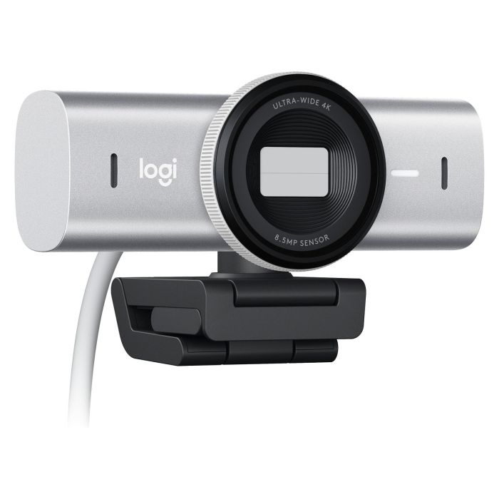 Logitech 960-001554 MX BRIO Webcam 4K Ultra HD 30 pps Zoom 4x Tapa de Privacidad Color Gris 1