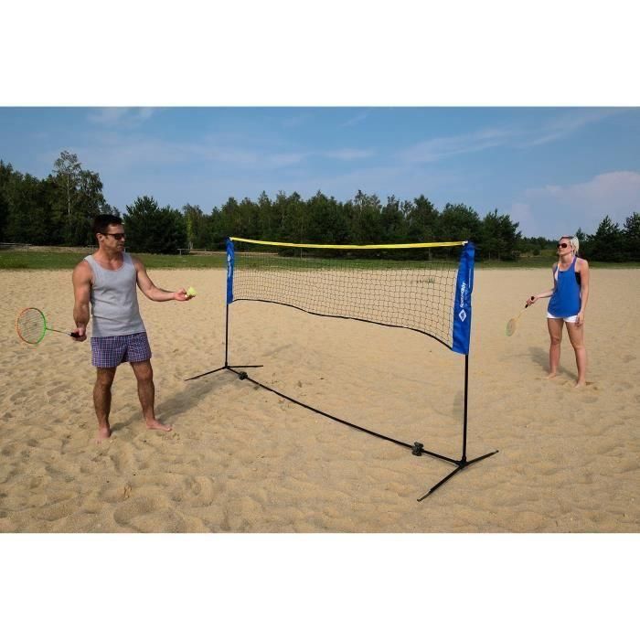 TALBOT TORRO Red Multideporte Kombi - Red de Pie sin Fijación, Altura Ajustable 0,75-1,55m, 3m Ancho, Montaje Rápido, con Funda 3