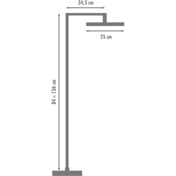 Edouard Rousseau AAAPS00314 - Columna de Ducha Termostática Grafito con Rociador Orientable Ø 250 mm Gris 2 Edouard Rousseau AAAPS00314 - Columna de Ducha Termostática Grafito con Rociador Orientable Ø 250 mm Gris 2