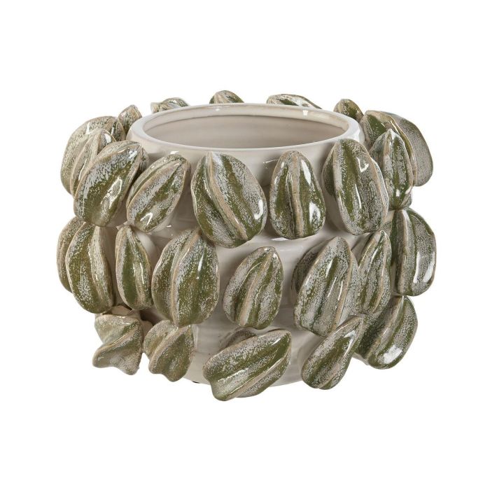 DKD Home Decor Centro de Mesa Tropical de Gres Blanco Verde Carambola 30x30x19 cm 0 DKD Home Decor Centro de Mesa Tropical de Gres Blanco Verde Carambola 30x30x19 cm 0